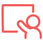 Student learning icon